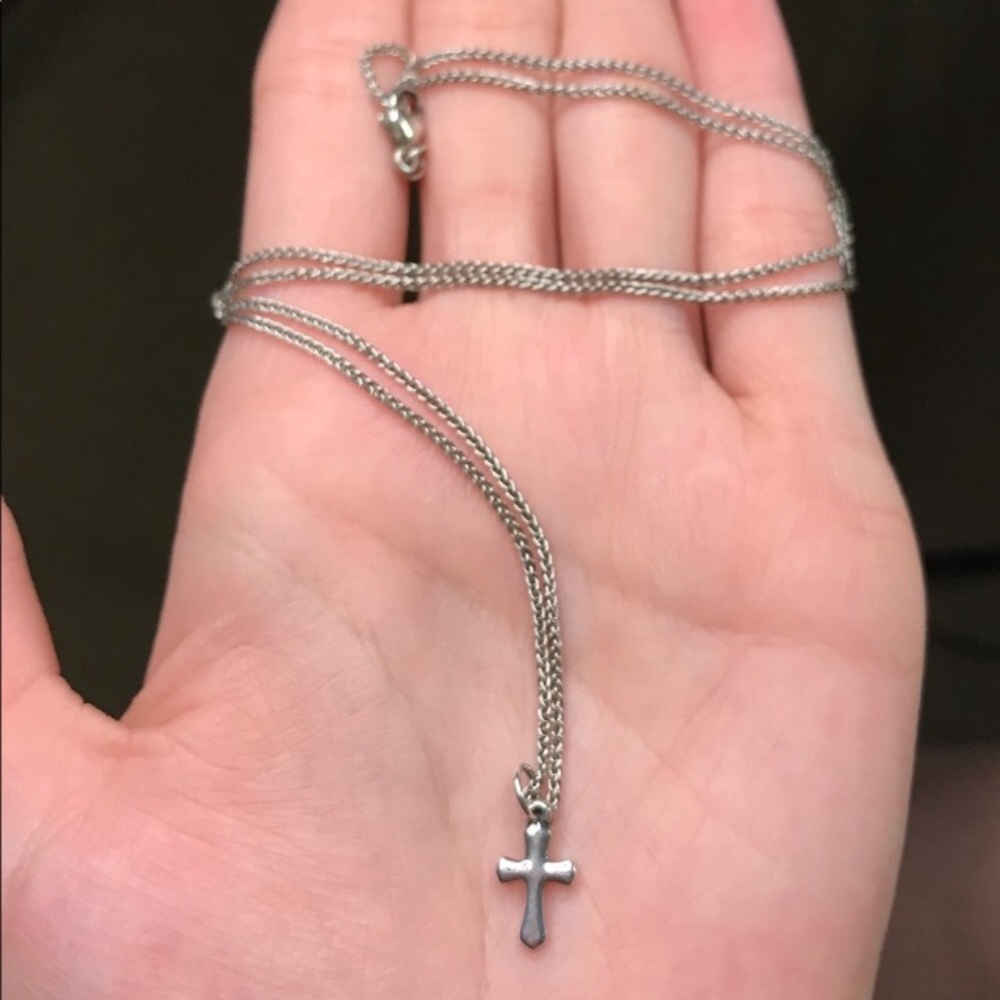 James Avery flared cross necklace